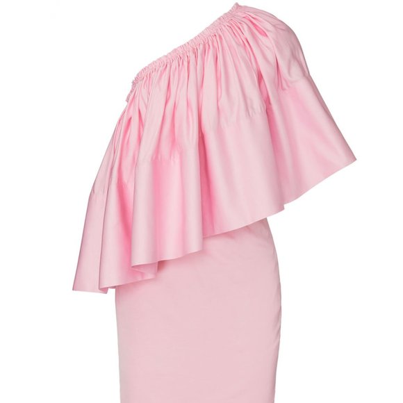 Solace London Pink Layci Ruffle Dress sz 8 EUC - Picture 9 of 11
